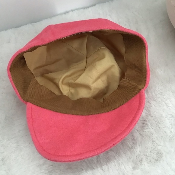 Eugenia Kim Women’s Wool Newsboy Style Cap Hat Hot Pink Casual No Size - Picture 5 of 7